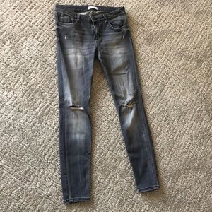 Zara Skinny Denim in a Grey Wash